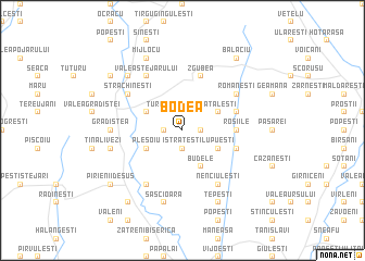 map of Bodea