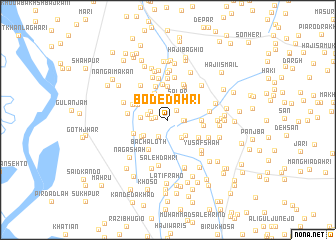 map of Bode Dāhri