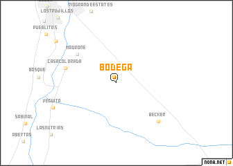 map of Bodega