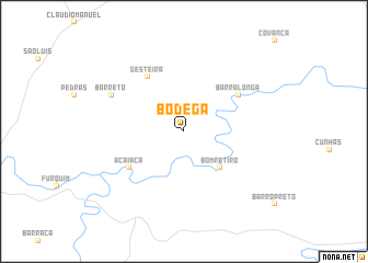 map of Bodega