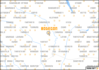 map of Bodegon