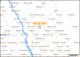 map of Bodegon