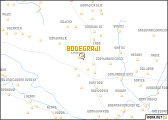 map of Bodegraji