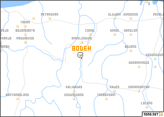 map of Bodeh