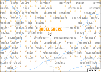 map of Bodelsberg