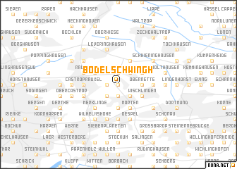 map of Bodelschwingh