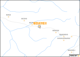 map of Bodeme II