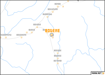 map of Bodeme