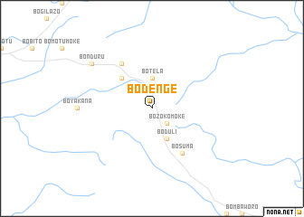 map of Bodenge