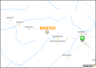 map of Bodenge