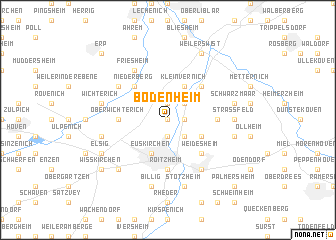 map of Bodenheim