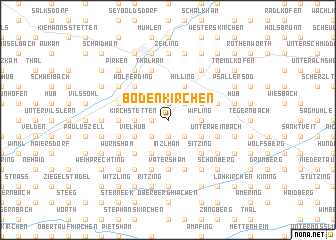 map of Bodenkirchen