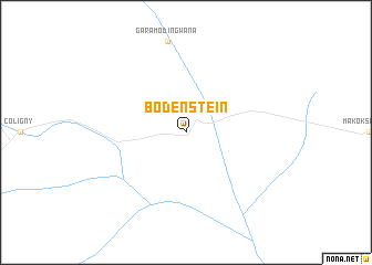 map of Bodenstein