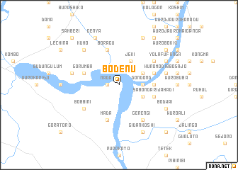 map of Bodenu