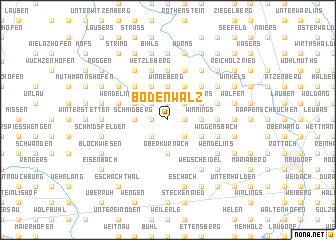 map of Bodenwalz