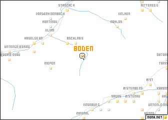 map of Boden
