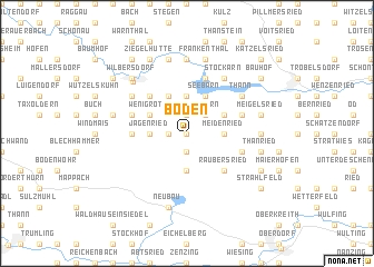 map of Boden