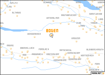 map of Boden