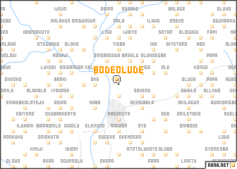 map of Bode Olude