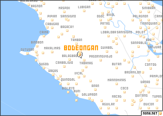 map of Bodeongan