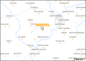 map of Boderel