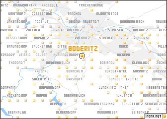 map of Boderitz