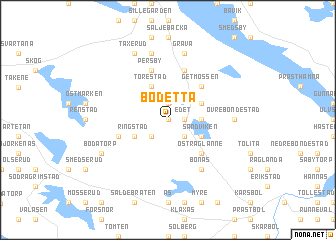 map of Bodetta