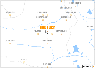 map of Bodeuca