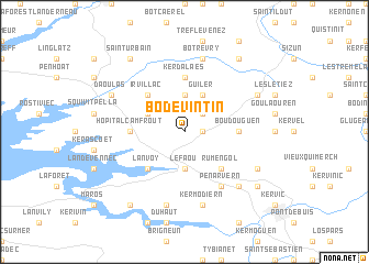 map of Bodevintin