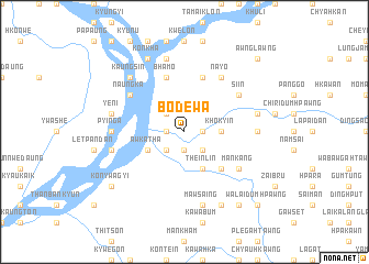 map of Bodewa