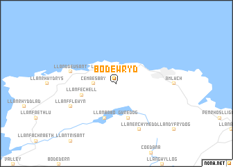 map of Bodewryd