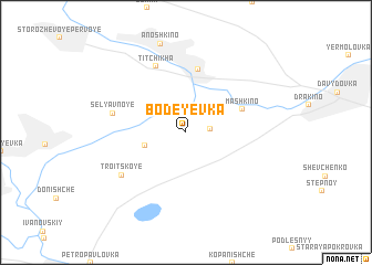 map of Bodeyevka