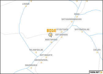 map of Bodé