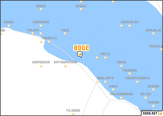 map of Bodé