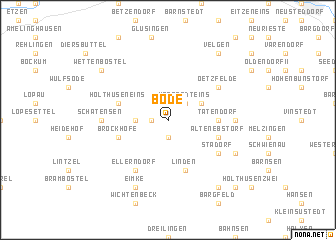 map of Bode