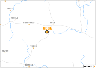 map of Bodé