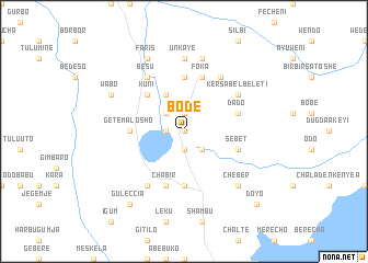 map of Bodē