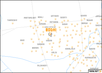 map of Bodhi