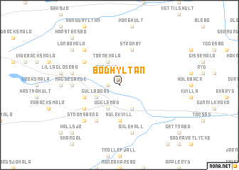 map of Bodhyltan