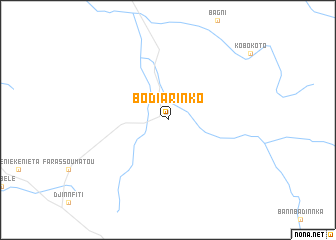 map of Bodiarinko