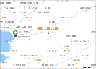 map of Bodiciasche