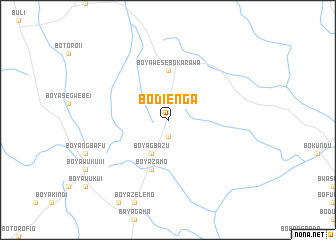 map of Bodienga