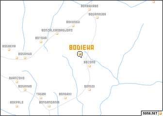 map of Bodiewa