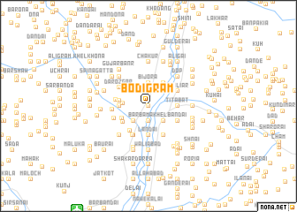 map of Bodīgrām
