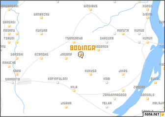 map of Bodinga