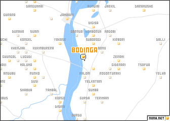 map of Bodinga