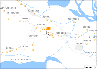 map of Bodin