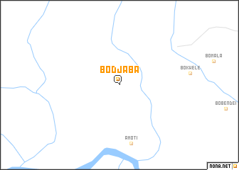 map of Bodjaba