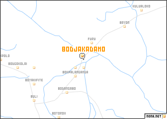 map of Bodjakadamo