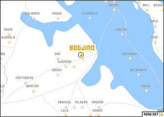 map of Bodjino